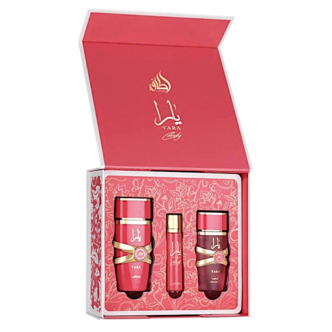 Duft-Set Yara Candy 100ml 3-teilig – Rimaal Parfum