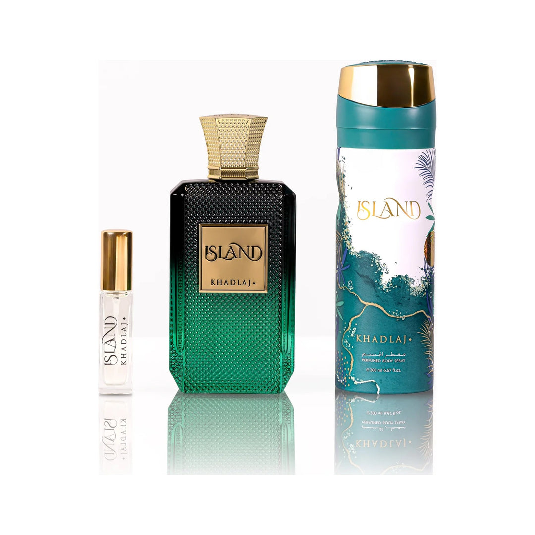 Khadlaj Island Geschenkset Extrait de Parfum 100 ml – Flakon