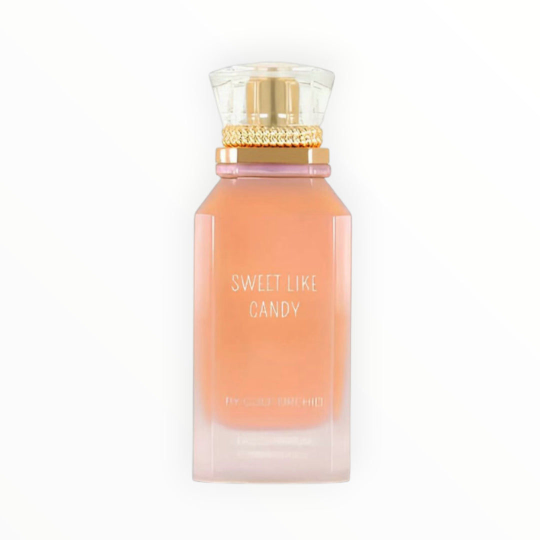 Gulf Orchid Sweet Like Candy Parfum von Rimaal in einem eleganten 100ml Glasflakon mit goldenem Verschluss.